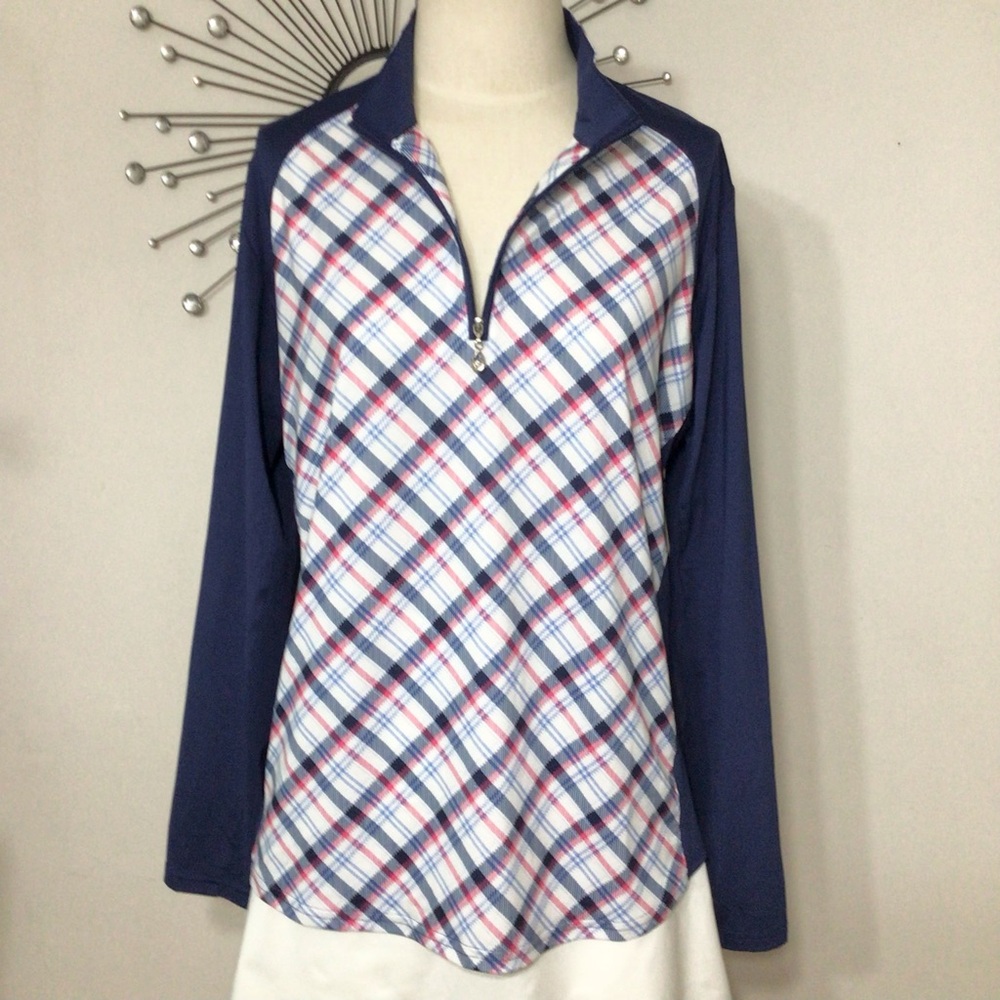 SanSoleil Long Sleeve UV Golf Top - Picture 9 of 13